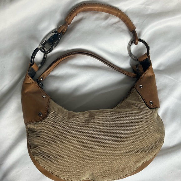 Gucci Hobo Bag Light Brown Leather/Canvas petite - Picture 3 of 10